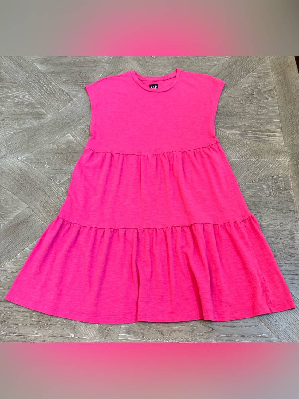 Gap Tiered Pink Dress
